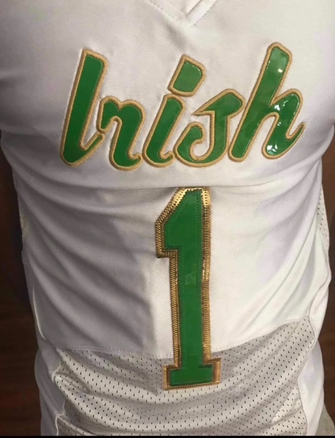 Irish jersey detail