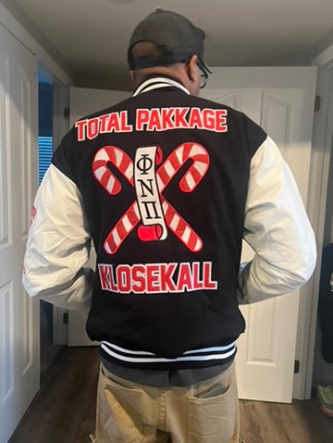 Custom jacket back